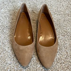 Aquatalia perla suede waterproof flats